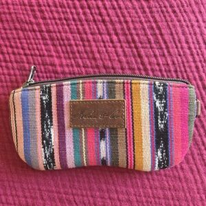 Colorful Striped Pouch